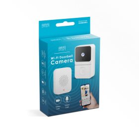   Smart videó kaputelefon szett - Wi-Fi-s, akkumulátoros - HD - fehér