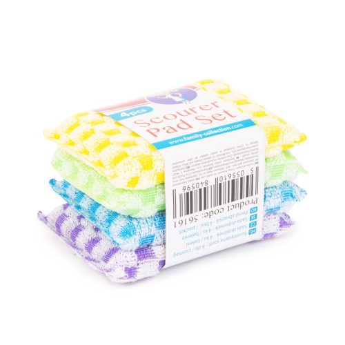 Súrolópárna szett - színes - 4 db / csomag