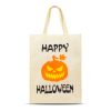 Halloween-i ajándéktáska - 30 x 40 cm - "Happy Halloween" tök