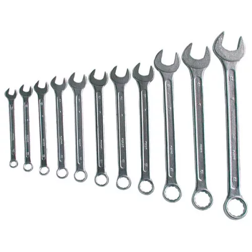 csillag-villás kulcs klt., W.S.; 8db, 7-19mm, műanyag tartóban