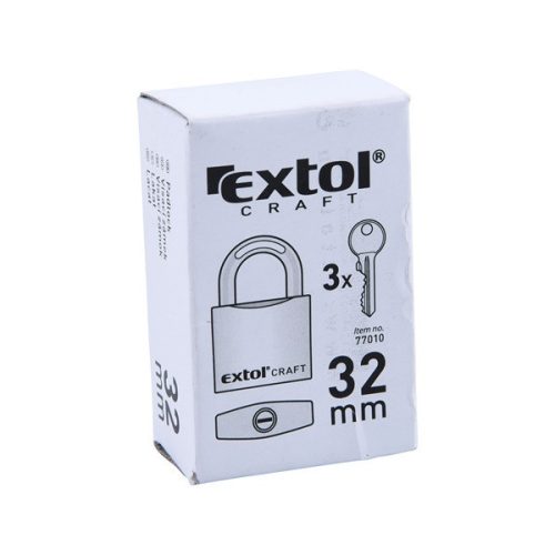 lakat, vas, 3 kulccsal, dobozban ; 32mm