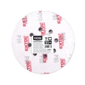   csiszolókorong vászon, lyukas klt. 10db, 150mm, 8 db lyukkal, P100-es, tépőzáras