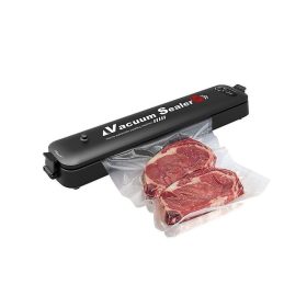 Vákuumfóliázó gép - 34,5 x 6,5 x 4,0 cm - 90 W - fekete