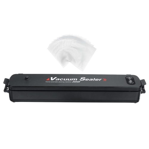 Vákuumfóliázó gép - 34,5 x 6,5 x 4,0 cm - 90 W - fekete