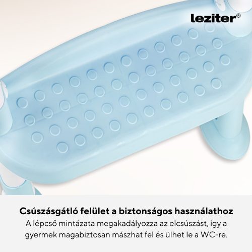 Lépcsős WC szűkítő kék