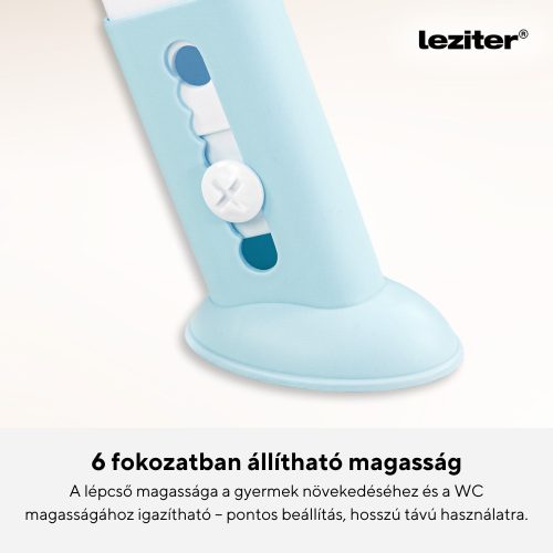 Lépcsős WC szűkítő kék