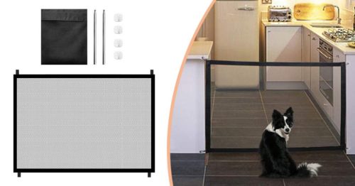 Biztonsági háló kisállatoknak ajtóba