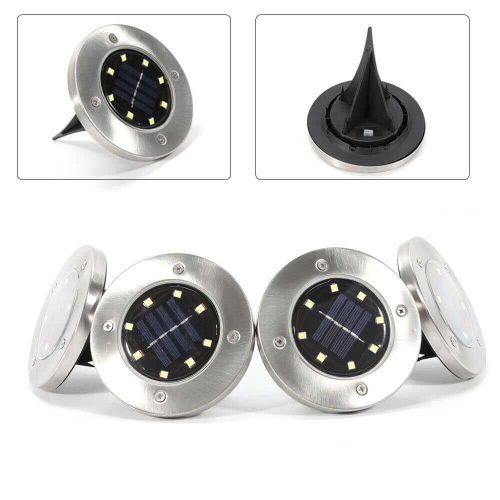 4 db kültéri, beépíthető szolár lámpa