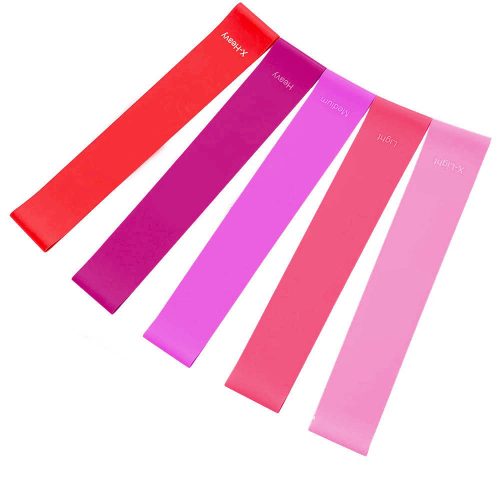 5 db-os gumiszalag, több típusban - rózsaszín