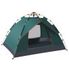 3 személyes sátor 2x2x1,35m, zöld