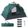 3 személyes sátor 2x2x1,35m, zöld