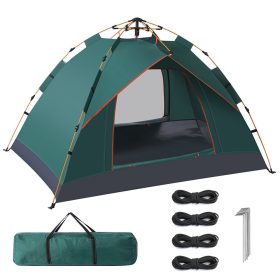 3 személyes sátor 2x2x1,35m, zöld