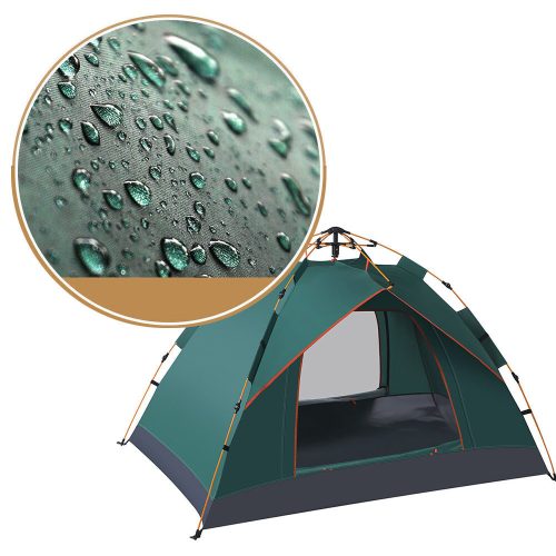 3 személyes sátor 2x2x1,35m, zöld