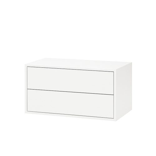 Boxie 2 fiókos fali szekrény 40x80x37 cm fehér