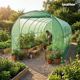 Fóliasátor 200x300x600 cm váz+fólia