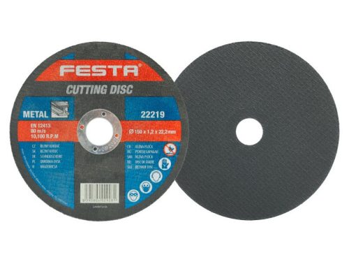 FESTA Vágókorong fémre 150 x 1,2 x 22,2 mm