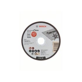   BOSCH Vágókorong fémre 125 x 1,0 x 22,2 mm inox egyenes WA 60 T BF Rapido