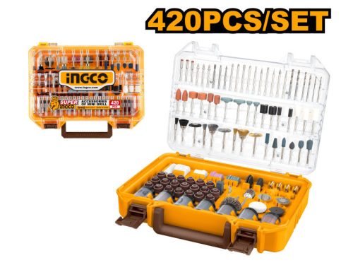 INGCO Csapos mini csiszolófej készlet 420 részes
