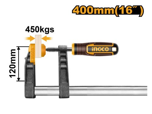 INGCO Gyorscsavarszorító 120 x 400 mm