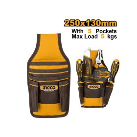 INGCO Szög és szerszámtartó övtáska 5 zsebes