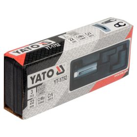 YATO Lambdaszonda kulcs készlet 3 részes 22 mm CrMo