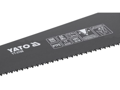 YATO Rókafarkú fűrész 500 mm teflon bevonatos 3 élű