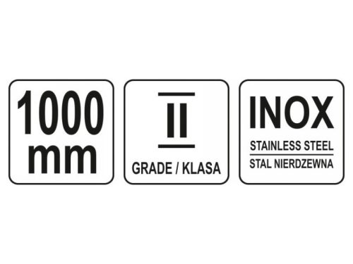YATO Vonalzó inox 1000 mm
