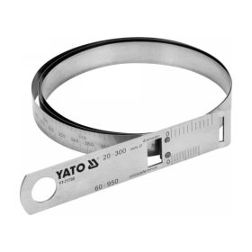   YATO Precíziós mérőszalag (+-0,01 mm), átmérő 30-300 mm, körméret 60-950 mm inox