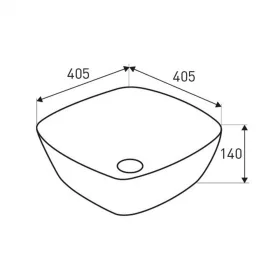 KR-650 kerámia design mosdó