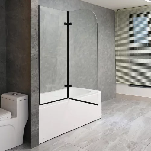 Alor 120x140 cm kádparaván Black