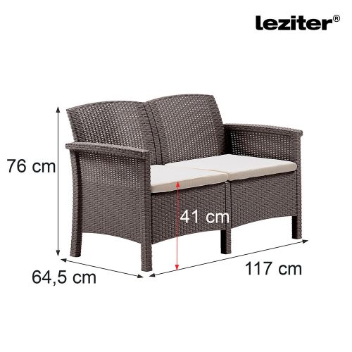 Venus 2 üléses kerti kanapé