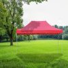Összecsukható kerti pavilon 3x4,5 m piros