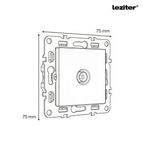 Nova TV csatlakozóaljzat szürke