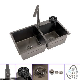 Meria II rozsdamentes mosogató