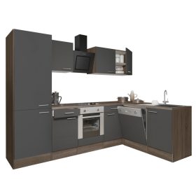   Yorki 280 sarok konyhabútor alsó sütős, polcos kivitelben