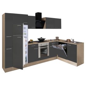   Yorki 310 sarok konyhabútor alsó sütős felülfagyasztós hűtős kivitelben