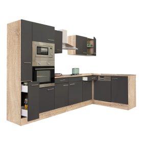   Yorki 310 sarok konyhabútor sütős és mikrohullámű sütős kivitelben