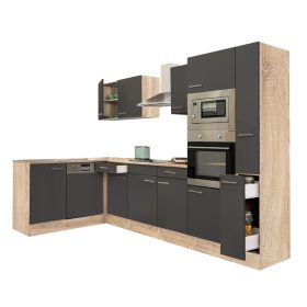   Yorki 310 sarok konyhabútor sütős és mikrohullámű sütős kivitelben