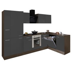   Yorki 310 sarok konyhabútor alsó sütős, polcos kivitelben