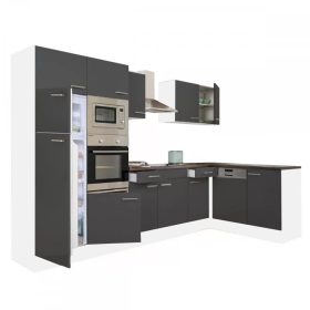   Yorki 340 sarok konyhabútor felülfagyasztós hűtős kivitelben