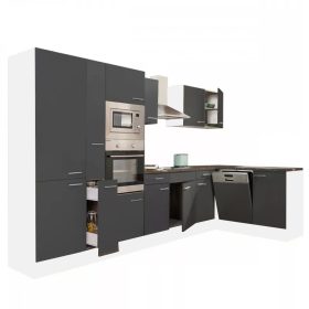   Yorki 370 sarok konyhabútor sütős és mikrohullámű sütős kivitelben