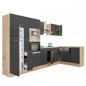   Yorki 370 sarok konyhabútor felülfagyasztós hűtős kivitelben