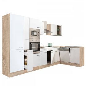   Yorki 370 sarok konyhabútor sütős és mikrohullámű sütős kivitelben