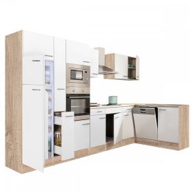   Yorki 370 sarok konyhabútor felülfagyasztós hűtős kivitelben