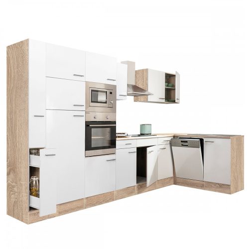 Yorki 370 sarok konyhabútor felülfagyasztós hűtős kivitelben