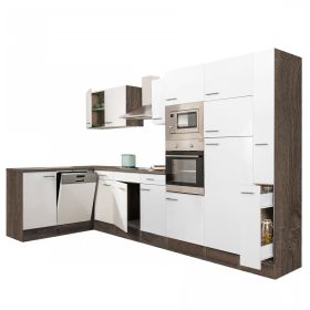   Yorki 370 sarok konyhabútor felülfagyasztós hűtős kivitelben