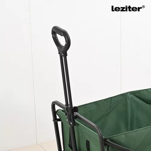 Összecsukható prémium kerti strandkocsi zöld