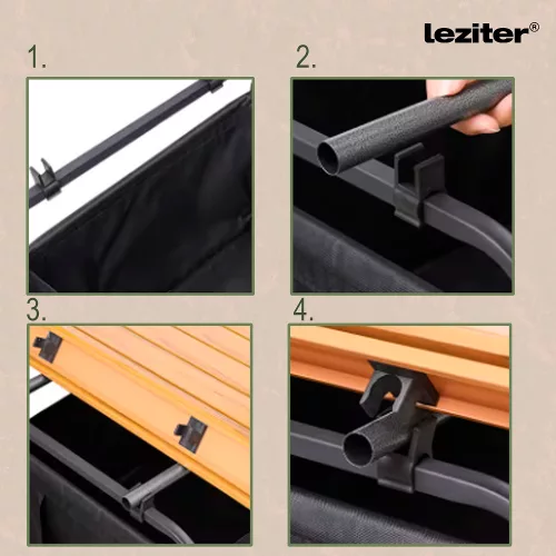 Strandkocsi standard piknik asztal