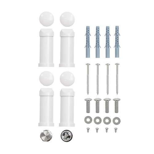 Íves törölközőszárító radiátor 1400x500 mm fehér