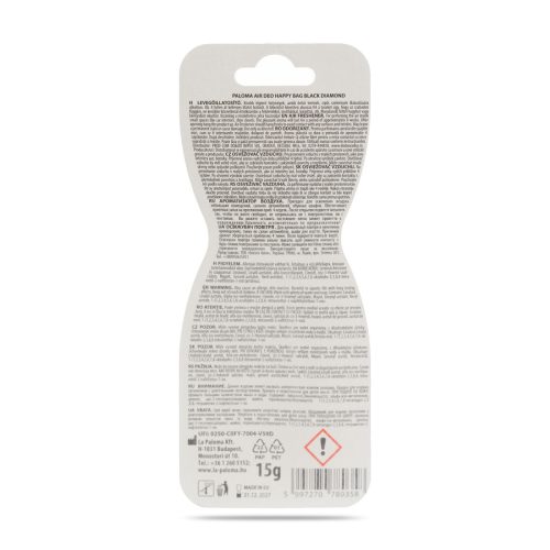 Illatosító - Paloma Happy Bag - Black Diamond
